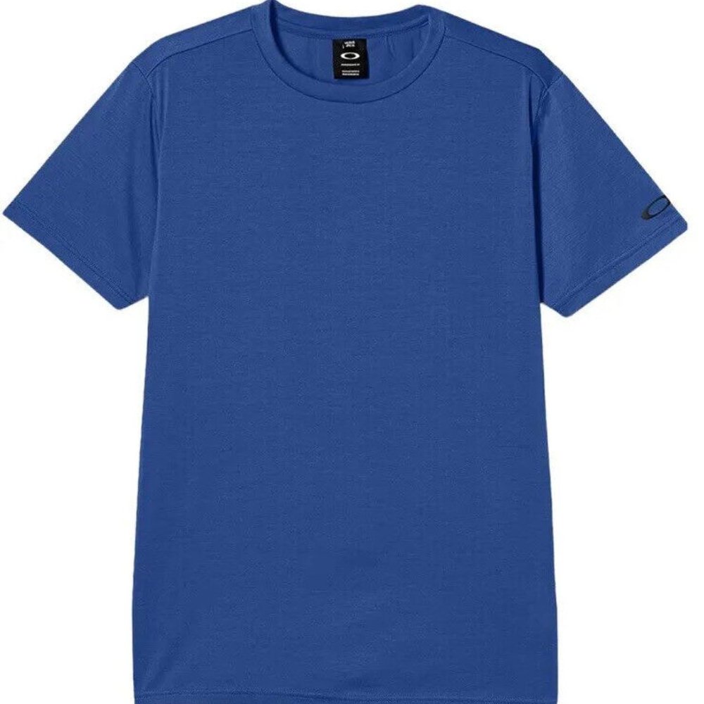 Oakley Enhance Technical QD SS Tee 18.09 Men's XL Dark Blue Hydrolix NEW b3